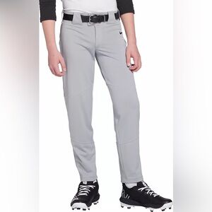 Nike Vapor Select 2 Big Kids' Full Length Baseball Pants Gray Youth Boys size XL